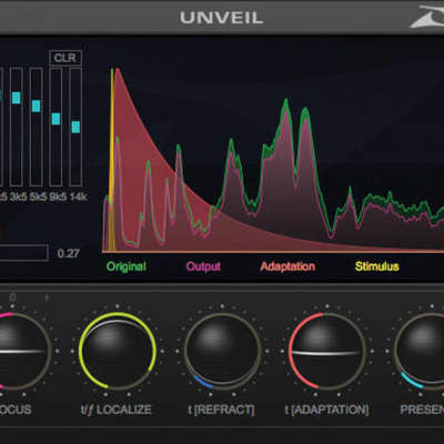 New Zynaptiq - UNVEIL - Real-Time Signal Focusing Plug-In AAX/AU/VST (Download/Activation Card) - EDU