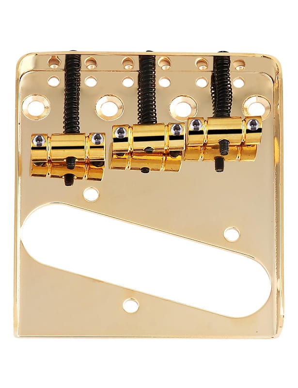 3 Saddle Ashtray Bridge Tailpiece Chrome Plated For Telecaster Tele Electric Gui
