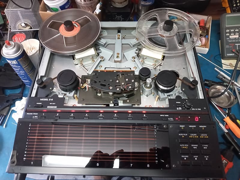 Fostex E-8 E8 8-Track Reel to Reel Tape Deck+Nab Hubs+Reels-Excellent  Condition Photo #1100343 - US Audio Mart