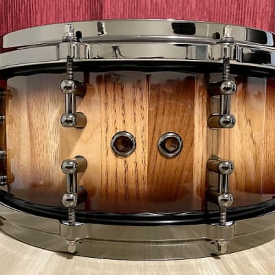 AVA DRUMS Stave Custom Made Snare Drum 2021 French bleed staining