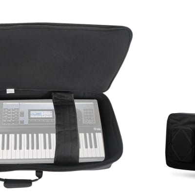 Rockville 61 Key Padded Rigid Durable Keyboard Gig Bag Case For KURZWEIL K2661