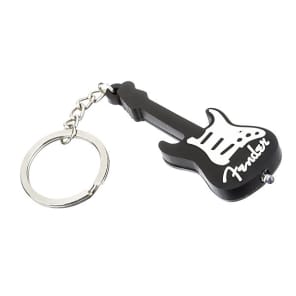Fender Lightup Guitar Keychain Black 2016