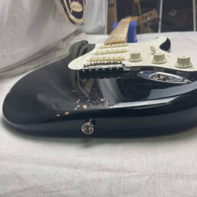 Fender American Vintage '56 Stratocaster Guitar 2016 - Black / Maple neck image 10