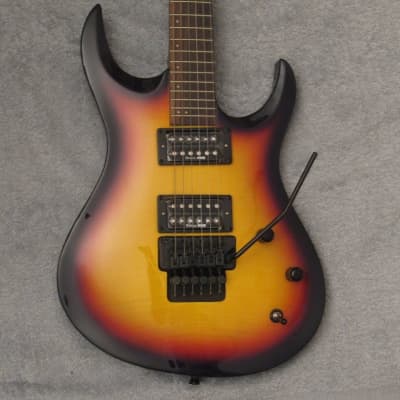 NOS Washburn XM-DLX2-FR Tobacco Burst 24-Fret with Floyd Rose and