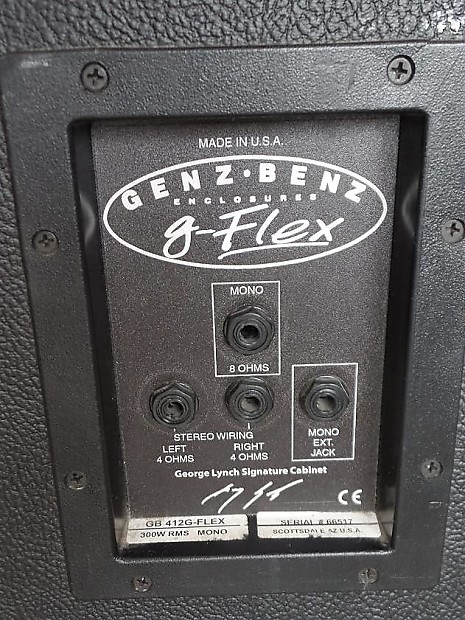 Genz Benz GB 412 G Flex 4x12 Speaker Cabinet 412GFLEX #6517