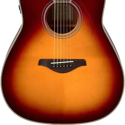 Yamaha FGC-TA Transacoustic Guitar Brown Sunburst image 1