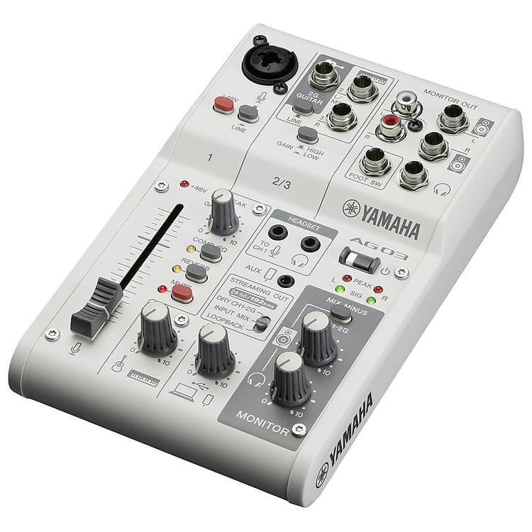 Yamaha AG03 MK2 Live Streaming Mixer White | Reverb