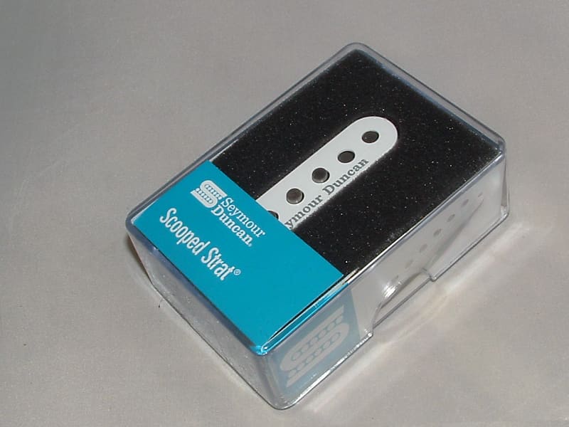 Seymour Duncan Scooped Strat Neck Pickup  (White)  New with Warranty image 1