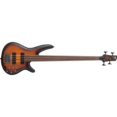 Ibanez SRF700BBF SR Bass Workshop Bass - Fretless - Brown Burst Flat image 2
