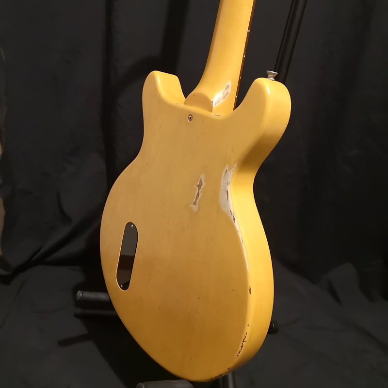 Edwards E-JR-95LT/RE TV Yellow LP Jr Keith Richards W/Case