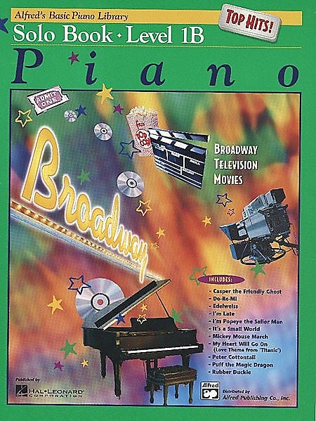 Alfred's Basic Piano Course: Top Hits! Solo Book 1B image 1