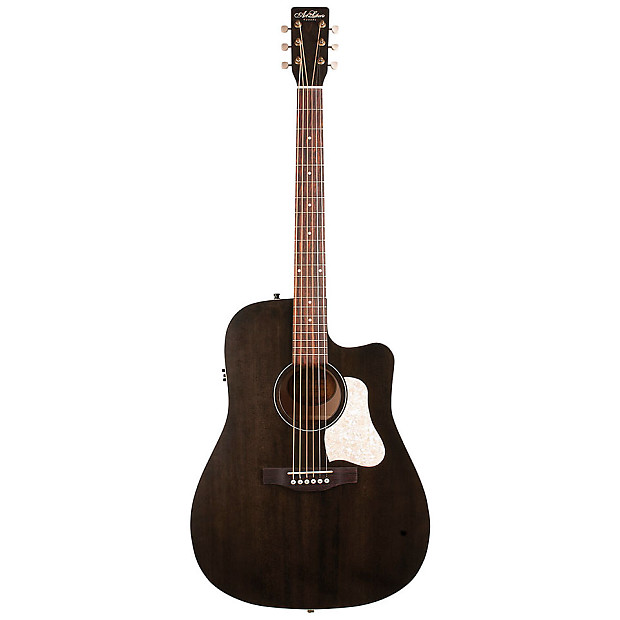 Art & Lutherie Americana Dreadnought CW QIT Faded Black image 1