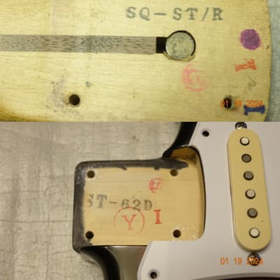 Squier "Silver Series" (Made in Japan-Fujigen Gakki) Stratocaster 62 - 1993 Sunburst/ Fender USA pickups/ Super clean/Video imagen 13
