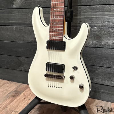 Schecter Demon-7 7 String Electric Guitar White B-stock image 3