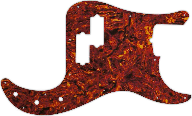 WD Custom Pickguard For Fender American Performer Precision Bass #05P Tortoise Shell/Parchment image 1