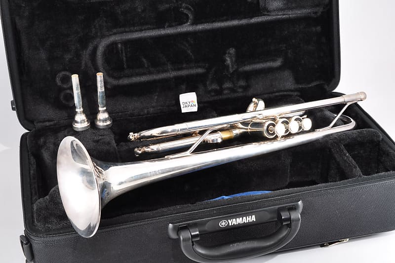 Yamaha YTR-4335GII Trumpet Silver w/Case Key Bb Standard MIJ Used From Japan #C81876 image 1