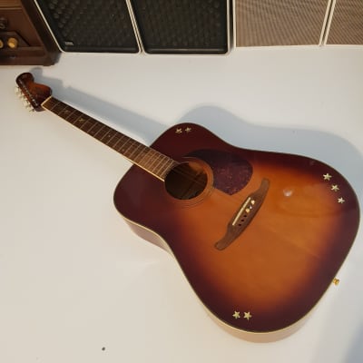 1967 Fender Malibu Vintage Acoustic Bolt On Neck | Reverb Poland