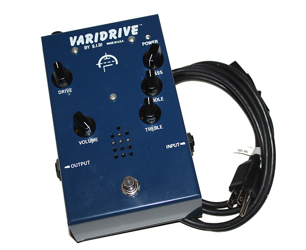 S.I.B. Varidrive 12ax7 Tube Overdrive Pedal in Blue | Reverb Czechia