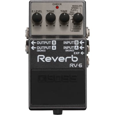 Boss RV-6 Digital Reverb Effects Pedal RV6 for sale