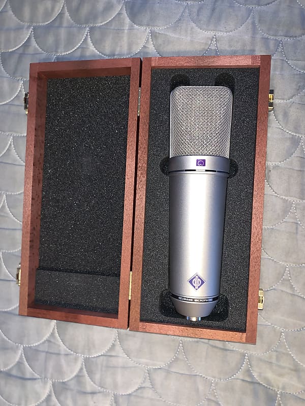 [NEVER USED+BUNDLE] Neumann U 87 Ai Large Diaphragm Multipattern Condenser Microphone - Present Nickel image 1