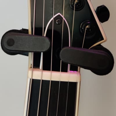 Guitar ESP E-II M-II Mercury Blue Bare Knuckle Stainless Steel Frets image 4