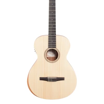Taylor A12eN Grand Concert Nylon Acoustic Electric Guitar with Gigbag image 2