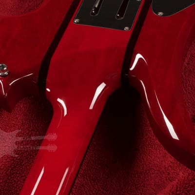B.C. Rich Mockingbird Legacy ST with Floyd Rose Transparent Red image 12