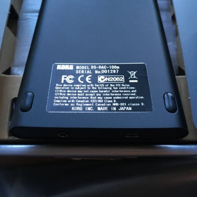 Korg DS-DAC-100 M Mobile 1 Bit USB Digital to Analog Converter image 5