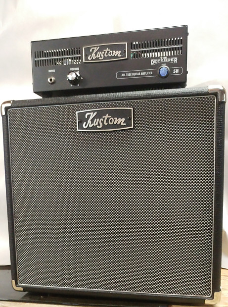 Kustom Defender 5H All Tube Amp w Cabinet