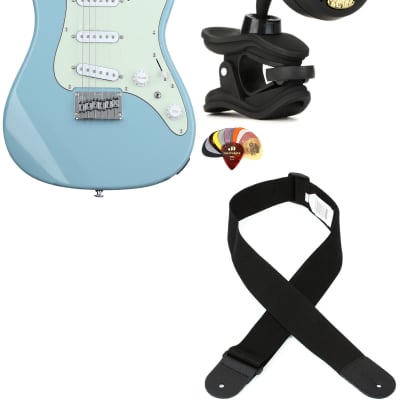 Ibanez AZES31 Electric Guitar - Purist Blue  Bundle with Snark ST-8 Super Tight Chromatic Tuner... (4 Items) image 1