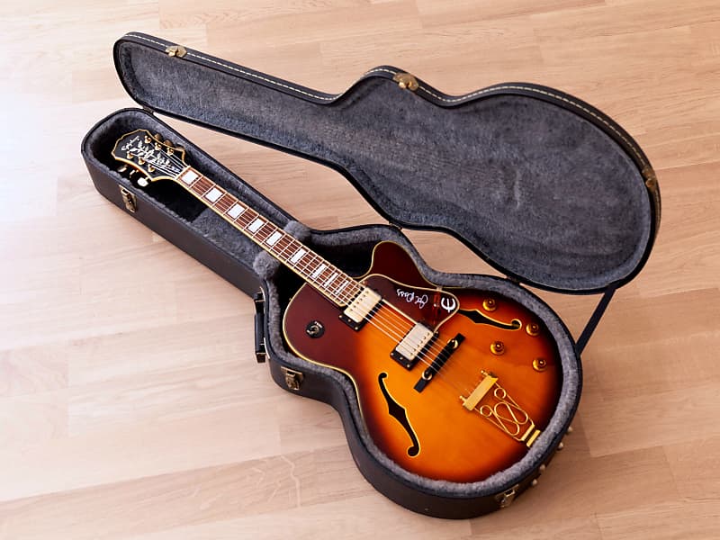 1995 Epiphone Emperor II Joe Pass Archtop Electric Guitar w/ Case