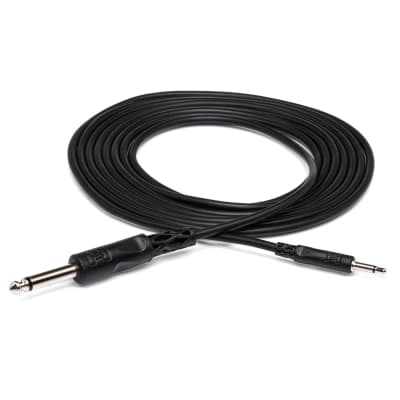 HOSA CMP-303 Mono Interconnect 3.5 mm TS to 1/4 in TS (3 ft) image 2