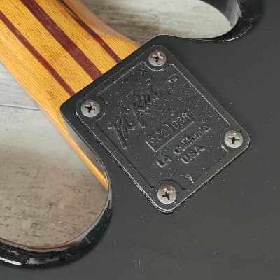 1989 BC Rich Japan NJ Series MB-857 Mockingbird Bass (Black) image 12