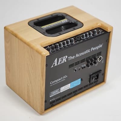 AER Compact-60/4-ONT | 60W Acoustic Amp w/ 8" Speaker, Natural Oak. New with Full Warranty! image 2
