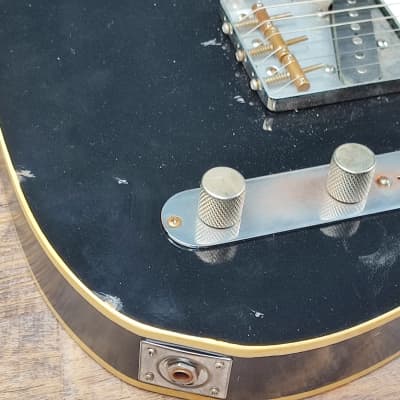 MyDream Partcaster Custom Built - Relic Black Double Bindings Dreamsongs image 7