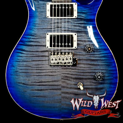 Paul Reed Smith PRS Wild West Guitars Special Run CE 24 Painted Black Neck 57/08 Covered Pickups Faded Grey Black Blue Burst 7.45 LBS image 1