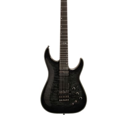 Schecter Hellraiser Hybrid C1FRS Electric Guitar Trans Black Burst image 2