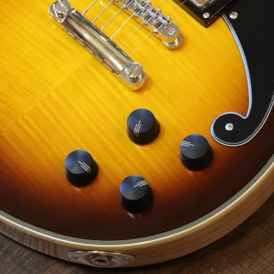 MINTY! 2020 D’Angelico Brighton Deluxe Series Double-Cut Electric Guitar Sunburst + OHSC image 5