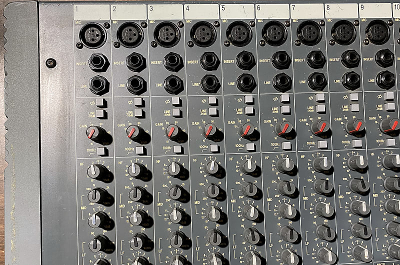 Soundcraft Spirit Monitor Mixing Console 24x8 Sound Board