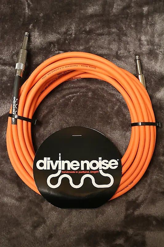 Divine Noise 25ft Instrument Cable ST-ST (Straight-Straight) | Reverb