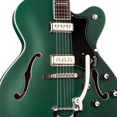Guild X-175 Manhattan Special - Hollow Body Electric - Fjord Green image 4