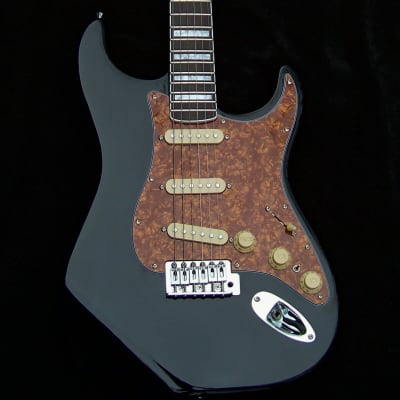 Black Strat+Bound Rosewood/Maple Neck+7 Sound Switch+T-Bleed+Working Bridge Tone Control+Frets Leveled, Crowned, polished with a Full Setup image 5