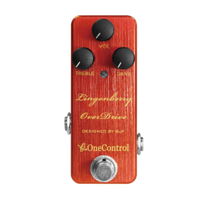 Reverb.com listing, price, conditions, and images for one-control-lingonberry-overdrive