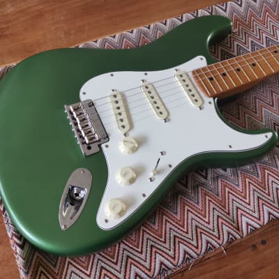 Fender Stratocaster Metallic satin green image 4