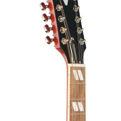 Epiphone Hummingbird 12-String Acoustic Electric Guitar Aged Cherry Sunburst image 4