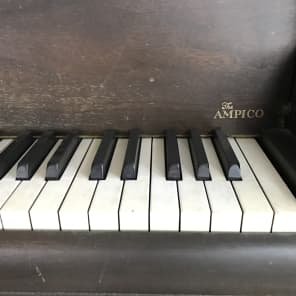 J&C Fischer 1920's Baby Grand Piano "The Ampico" image 4