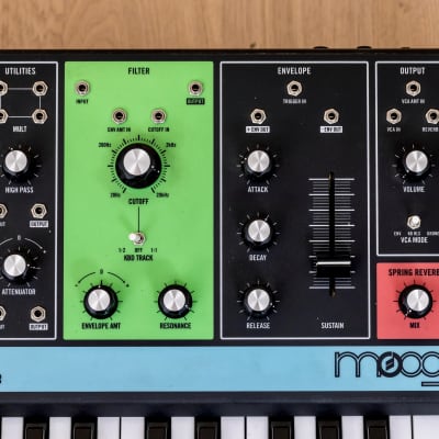2018 Moog Grandmother Moogfest Edition Analog Synthesizer Semi Modular Mint w/ Box, Denim Jacket image 6