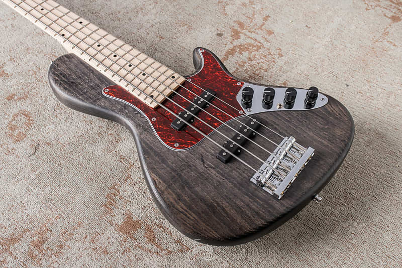 Sadowsky MetroLine 24-5 Vintage J Single Cut Ash - Black