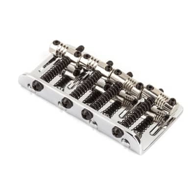 American Deluxe 4-String Bass Bridge Assembly ('04-'10) Chrome image 1