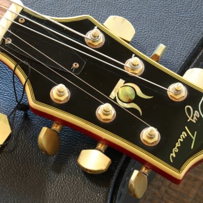 Jay Turser Serpent Les Paul Stle Guitar Trans Red Flametop + Case image 11
